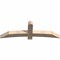 Ekena Millwork Bellingham Smooth Timber Gable Bracket, Douglas Fir, 72"W x 24"H x 5 1/2"D x 5 1/2"F, 8/12 Pitch GBW072X24X0606BEL00SDF - alternate 4